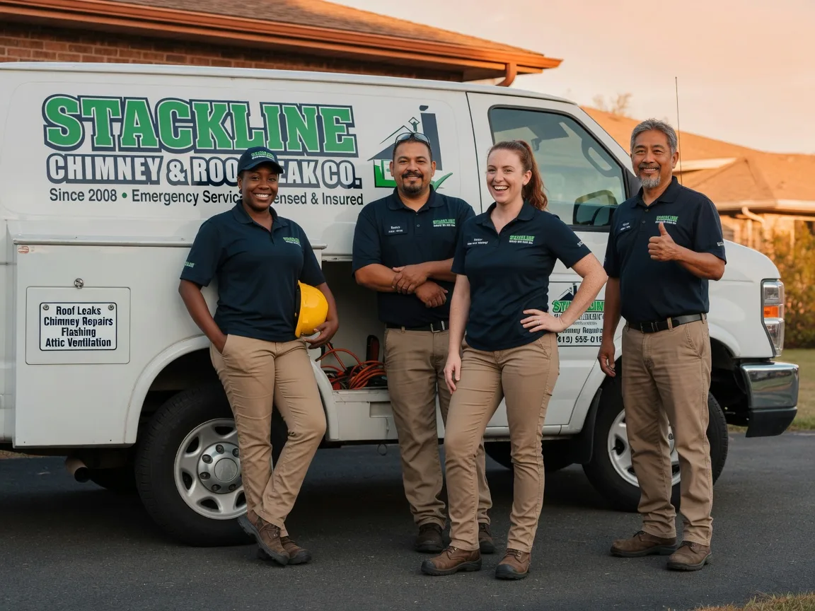 Chimney flashing repair company in Ackerly, TX